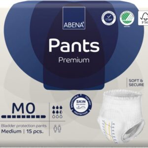 Abena Pants M0 M 80 110cm 1100ml White/ Blue Stripe